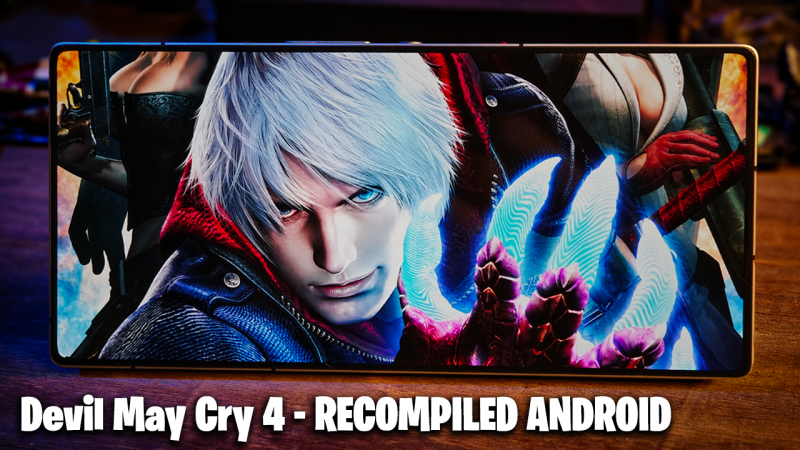 DEVIL MAY CRY 4 RECOMPILED PARA ANDROID!!! RODANDO LISO NO CELULAR!!