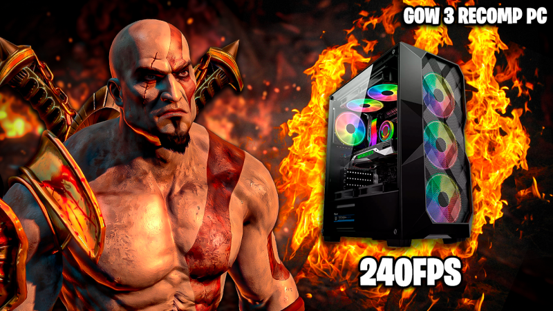 GOD OF WAR 3 AGORA É JOGO DE PC! | GOW 3 REMASTER NATIVO PARA PC!