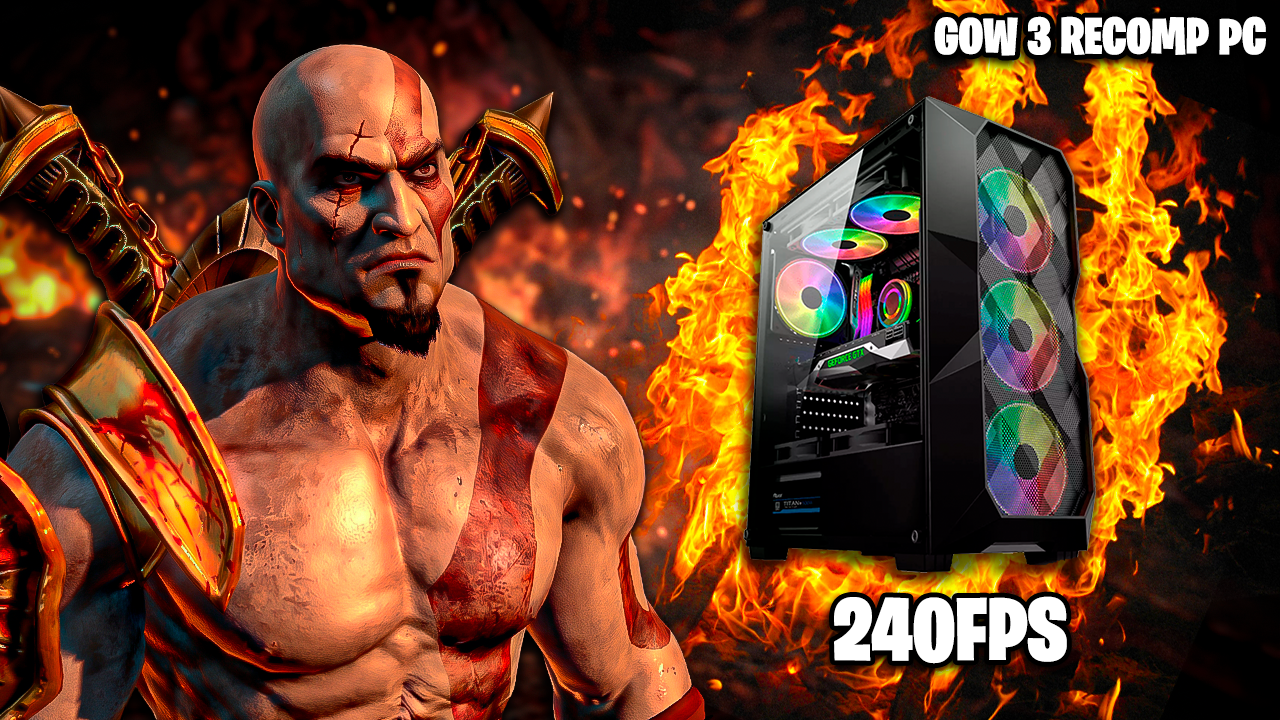 GOD OF WAR 3 AGORA É JOGO DE PC! | GOW 3 REMASTER NATIVO PARA PC!