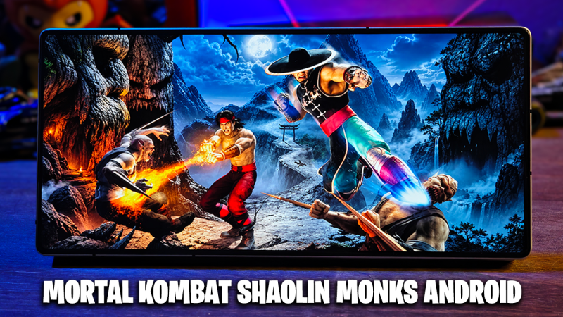 SAIU MORTAL KOMBAT SHAOLIN MONKS NATIVO PRA ANDROID! RODANDO LISO EM QUALQUER CELULAR!