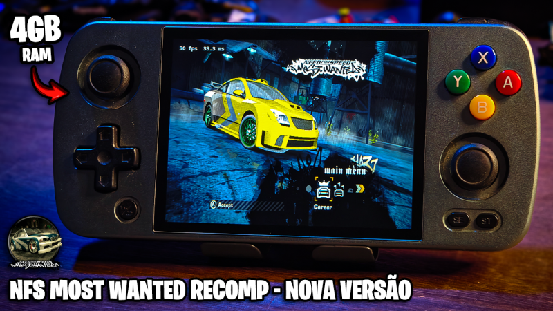 NFS MOST WANTED RECOMPILED PARA ANDROID | NOVA VERSÃO RODANDO LISO EM CELULAR FRACO!