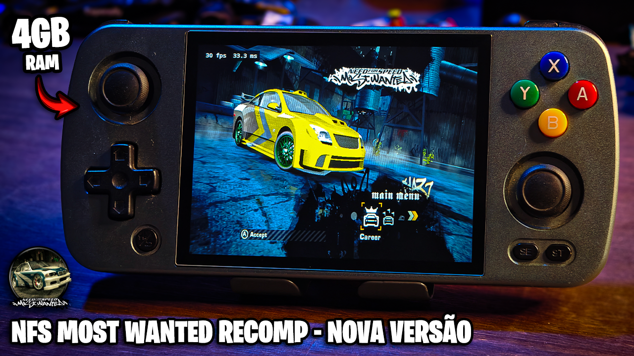 NFS MOST WANTED RECOMPILED PARA ANDROID | NOVA VERSÃO RODANDO LISO EM CELULAR FRACO!