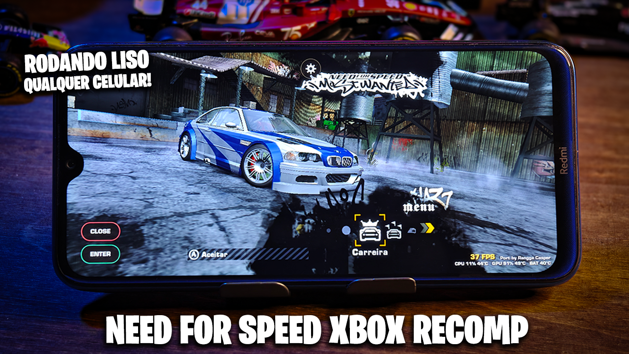 NOVO PORT DO NEED FOR SPEED MOST WANTED RODANDO LISO EM TODOS OS CELULARES!!