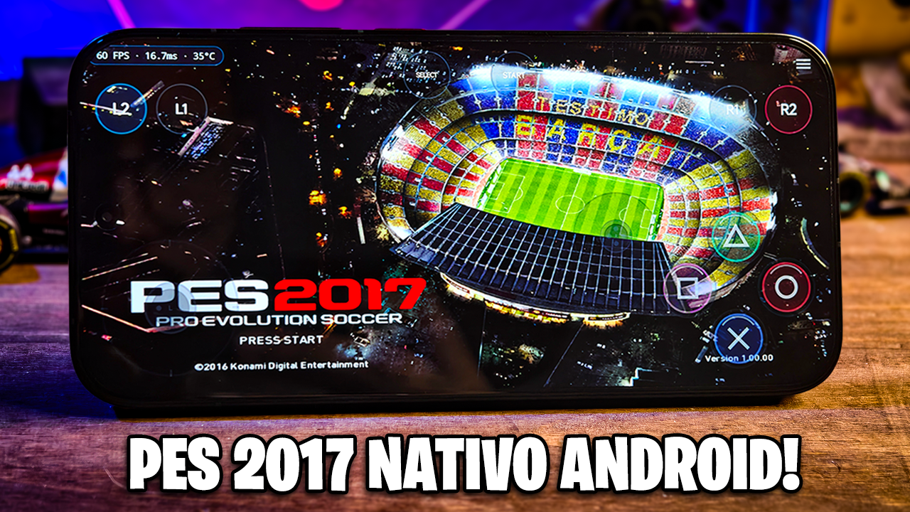 PES 2017 NATIVO PARA ANDROID SAIU!!!