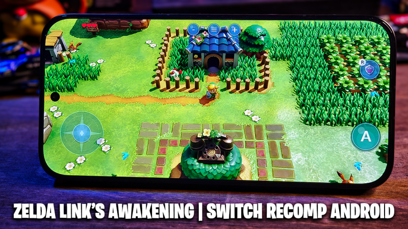 O PRIMEIRO JOGO DE SWITCH RECOMPILADO PARA ANDROID!!! |  LINK’S AWAKENING RECOMP ANDROID!!!