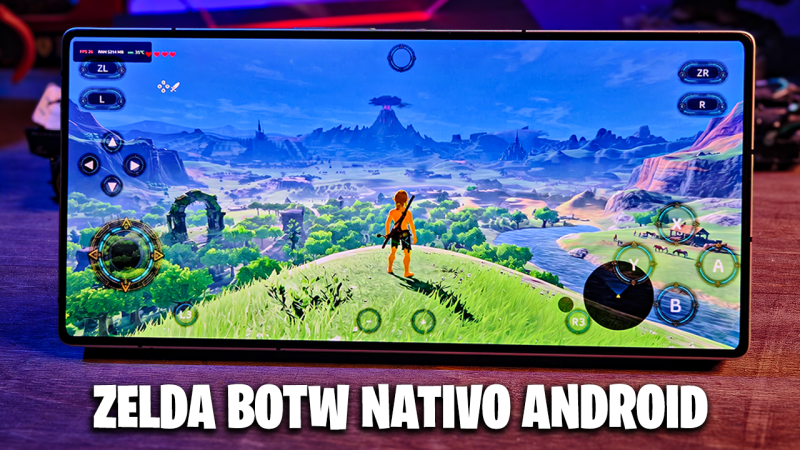 AGORA SIM!! ZELDA BOTW PARA ANDROID NATIVO!